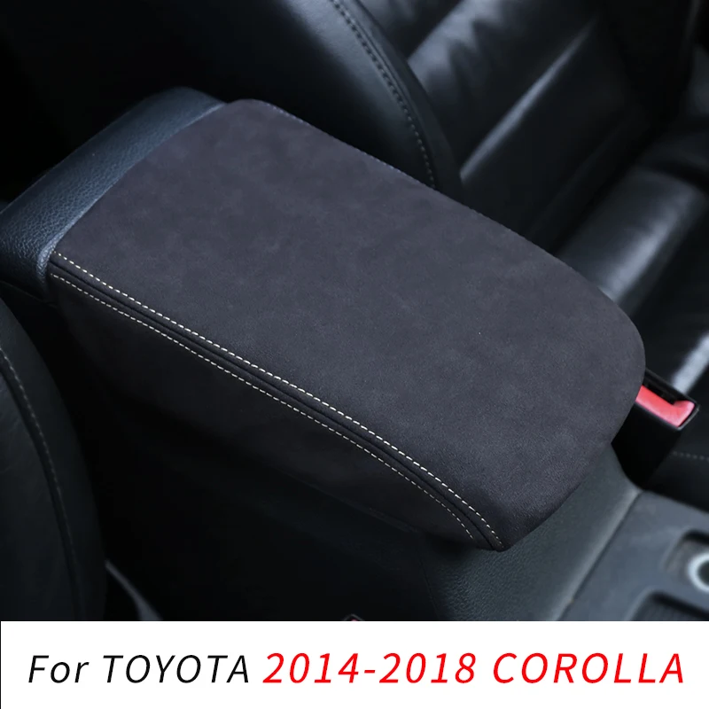 For Toyota Corolla E160 E170 E180 2014 2015 2016 2017 2018 Car Central control armrest box protective cover Pad Accessories