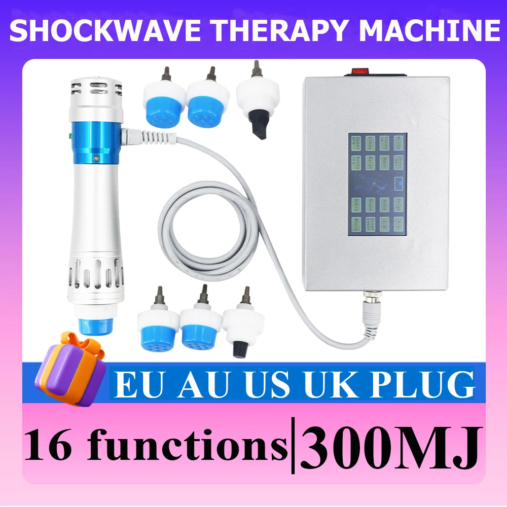 

2023 New Shockwave Therapy Machine For ED Massage Tools Pain Removal Body Relaxation Massager 300MJ Shock Wave Device