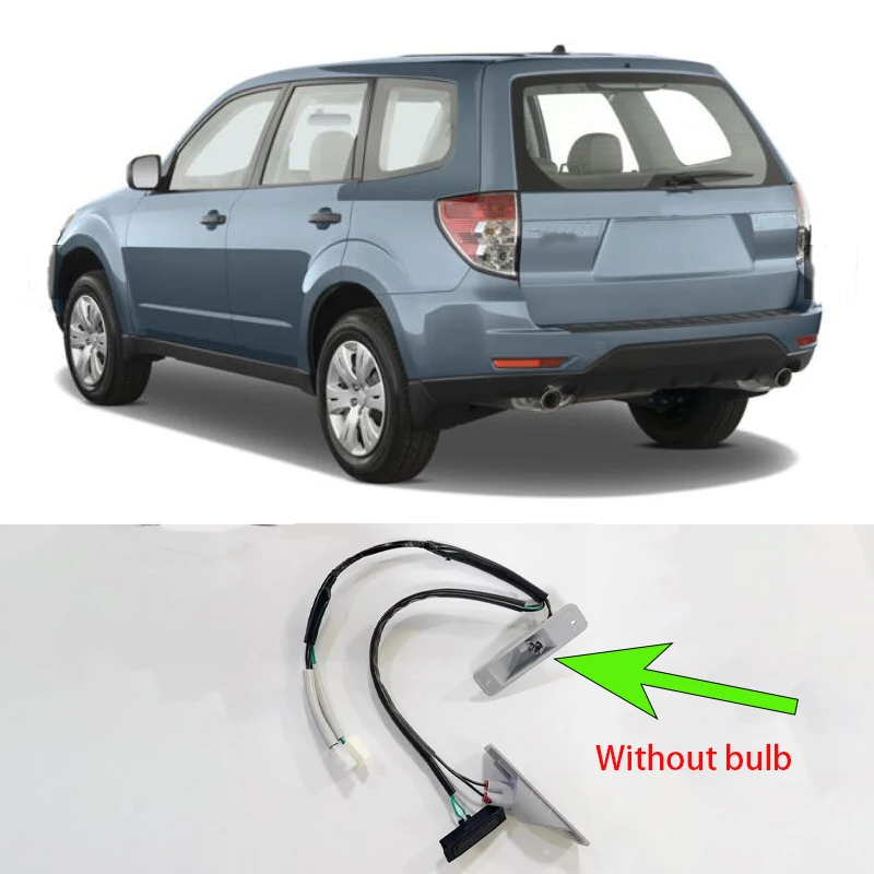 For Subaru Forester SH 2008-2012 Car Tailgate Rear License Plate Light Lamp Socket Switch Button Wire Harness 84931SC060