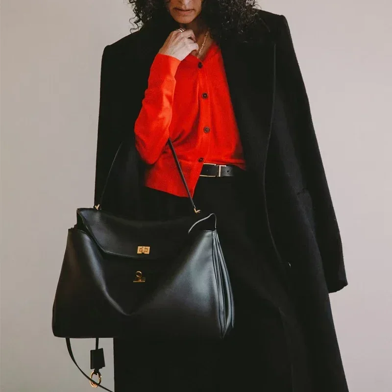 حقيبة Rodeobag الجلدية الجديدة كيلي حقيبة نسائية ذات سعة كبيرة وقفل متقدم حقيبة عصرية تحت الإبط عالية الإحساس