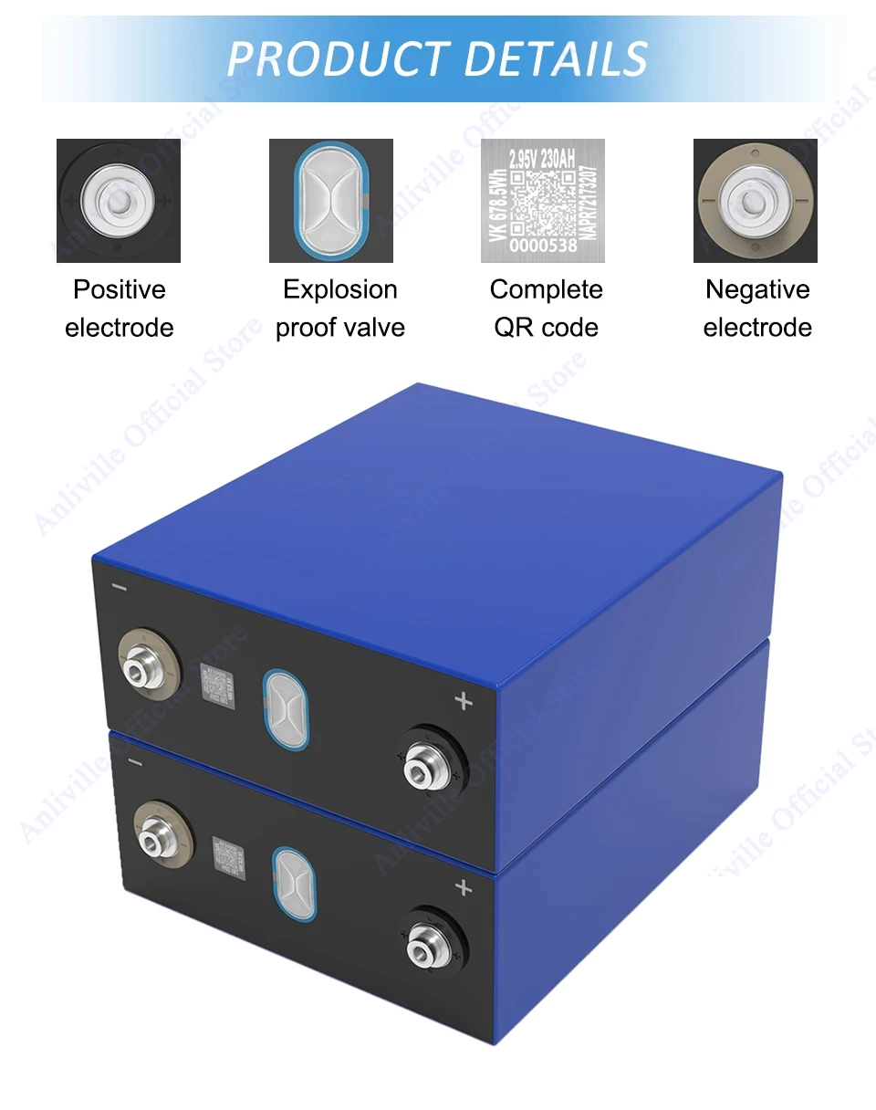 3.1 فولت 75-230 أمبير بطارية أيون الصوديوم 1-20 قطعة درجة حرارة منخفضة معدل عالية التفريغ خلايا تخزين الطاقة