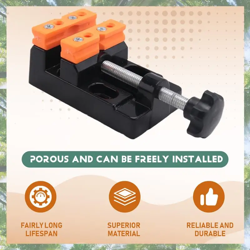 

2025 Trend Mini Small Vise Mini Flat Clamp Table Jaw Bench Clamp Drill Press Vice Opening Table Vise DIY Hand Tools 13.5X6.5X3.6