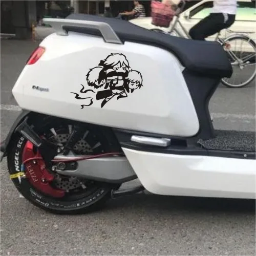 Attacco su Titano MOTO da parete Decal Eren Rivaille Mikas Adesivi in vinile Decor Decorazione decorativa per la casa Anime Car