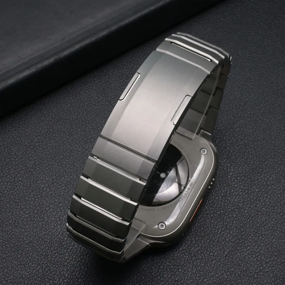 Schnellverschluss-Einstellarmband für Apple Watch Band 49 mm 46 mm 45 mm 44 mm Edelstahlarmband für Serie 10 9 8 7 6 5 4 Ultra