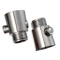 ABS Shower Head Arm Diverter Valves Bidet Sprayer Head Water Shut Off Angle Valve Flow Regulator Stop Switch Bathroom Accessory