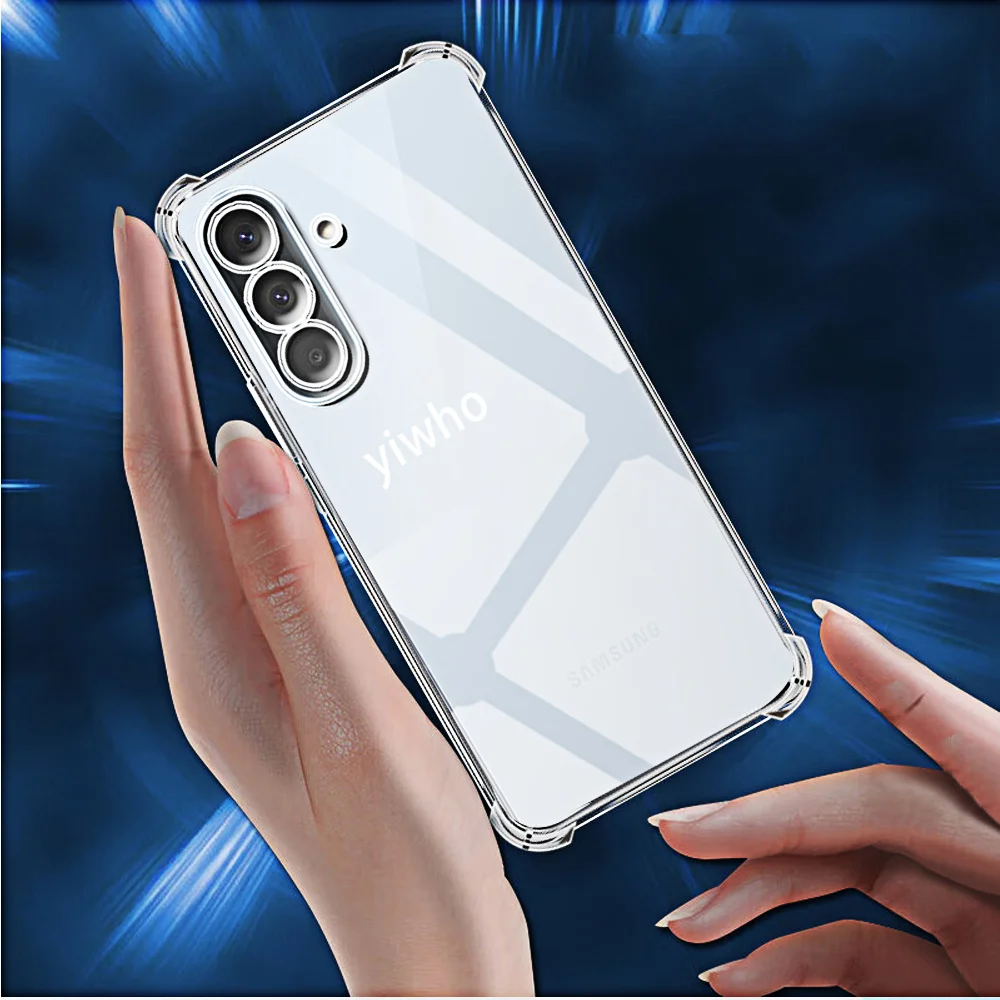 Transparente Handyhülle für Samsung Galaxy A57 A37 A17 A07 5G A 07 17 4G 57 37 Rückseiten-Schutzhülle mit Kameraschutz Weiche Schale – Detail 2