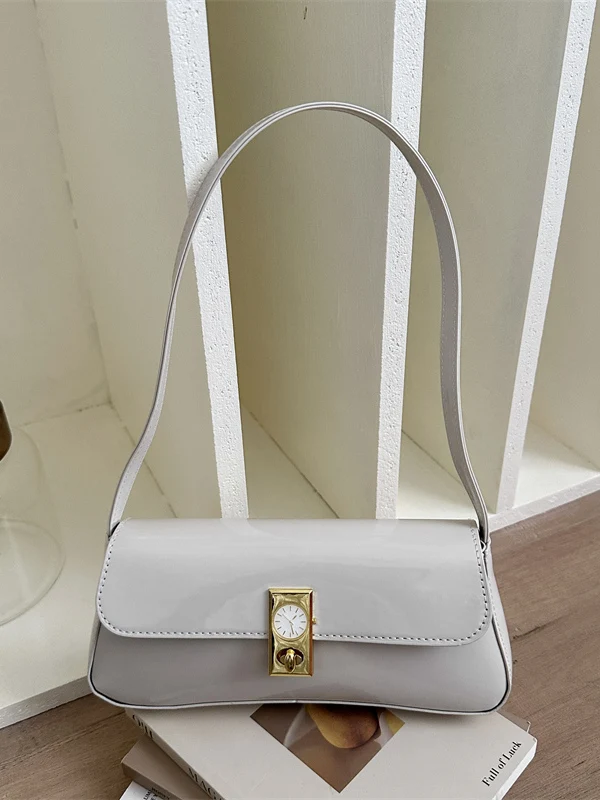 Retro French Bread Bag Summer 2026 Trendy Underarm Bag Single Shoulder Korean Version Fashionable Handbag Casual Simple Style
