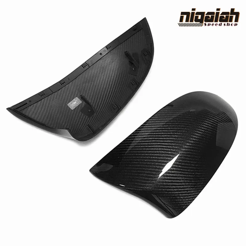 1 Pair F85 F86 Mirror Cover Carbon Fiber Mirror Caps For BMW X5M F85 X6M F86 Side Mirror Cover 2015+ Original Replacement