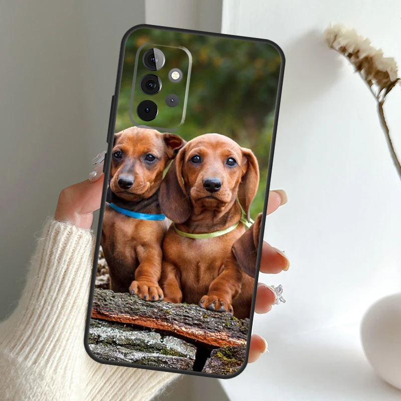 Dachshund Dog Case For Samsung Galaxy A54 A53 A34 A33 A13 A23 A31 A51 A71 A12 A22 A32 A52 A50 A52S Cover