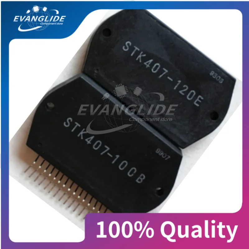 1 PCS STK407100B STK407-100 STK407-100B STK407-120E Módulo amplificador de potencia de audio serie STK407 Módulo de fuente de alimentación de audio