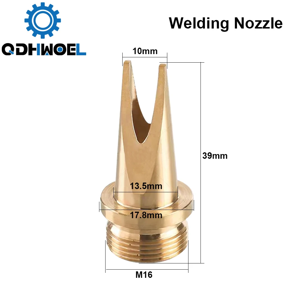 QDHWOEL  Laser Welding Nozzle M16 Thread  Diameter 17.8mm for 1064nm Laser Welding Machine