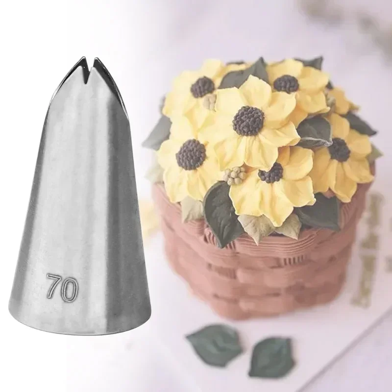 70#70A#70B Leaves Pastry Tips Set Stainless Steel Icing Piping Nozzles for Cakes Decorating Tools Leaf Cupcake Cream Cake Nozzle