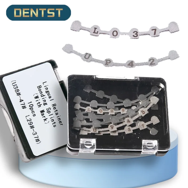 

10pcs/box Dental Orthodontic Universal Retenedor Lingual Retainer bonding splints U38,U40,U42,U45,U47,L29,L31,L33,L35,L37