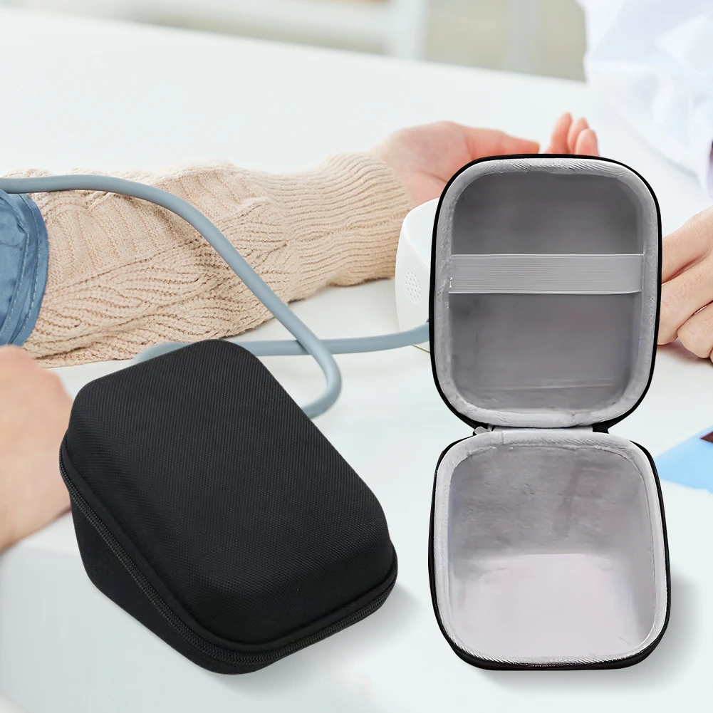 

Carrying Storage Travel Bag Anti-scratch Hard Case Replacement Upper Arm Blood Pressure Monitor Case for Omron BP742N 5 Series