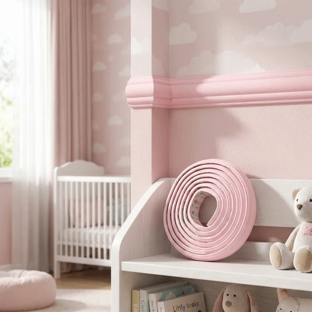 3m/bag EVA Material Self-Adhesive Wall Trim Paintable Surface Flexible Bendable Design Decorative Strip Classic French Style