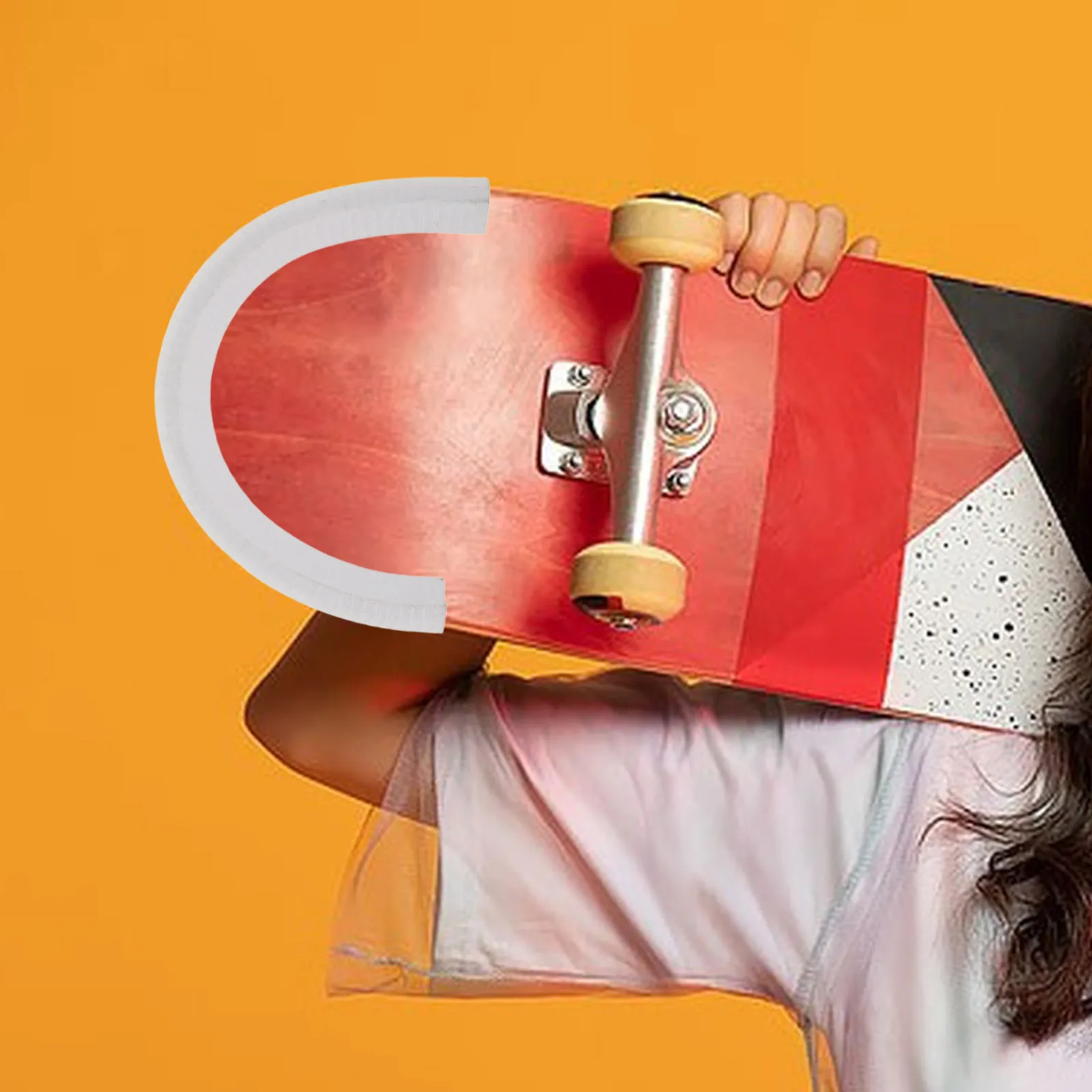 1 زوج شريط حماية حافة لوح التزلج 35 سنتيمتر دائم مجلس سطح السفينة حامي ل لوح التزلج Longboard على الجليد الصلب سيليكون الوفير