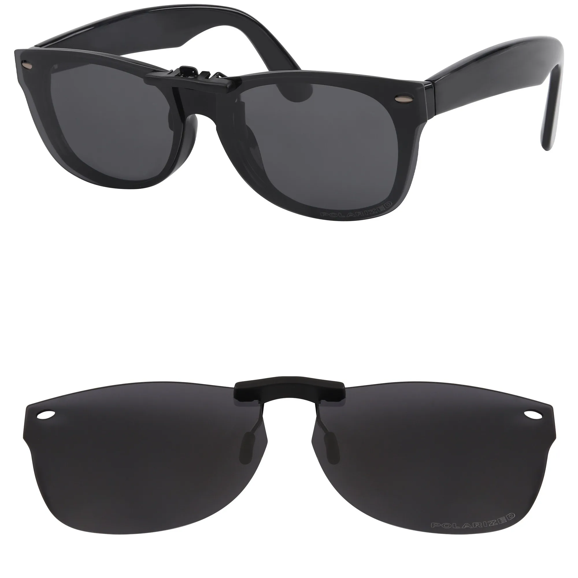 

Rarayvix Polarized Clip-on Sunglasses Lenses Compatible with Ray-Ban RB5184F-52-18 UV Protection Sunglasses