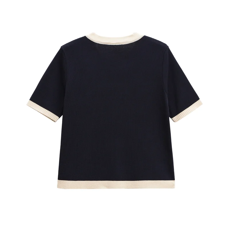 Malhas japonês vintage manga curta fino ajuste botão decoração diário casual trabalho cardigan malhas