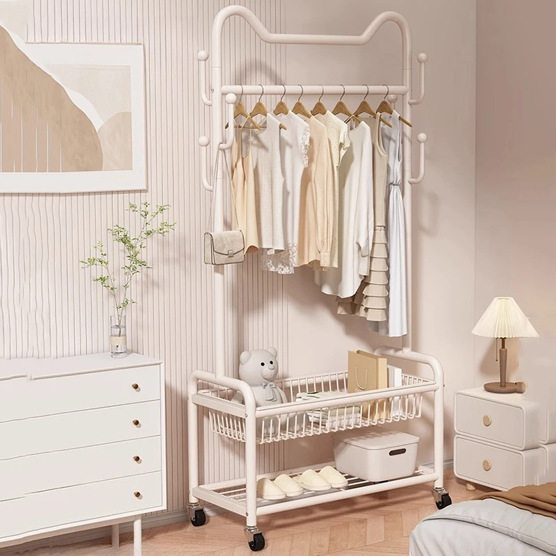 Drying Balcony Clothes Rack Basket Bedroom Storage Kids Room Clothes Rack Robust Beautiful Perchero De Pie Home Furniture