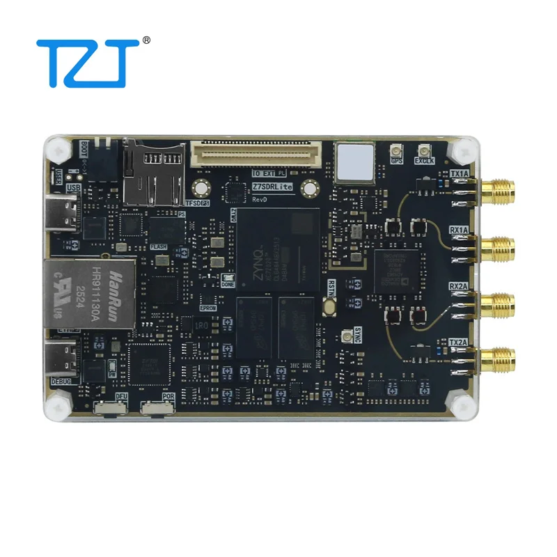 TZT Z7SDRLite 9363 Maker Version Software Defined Radio Development Board XC7Z020 Compatible with PlutoSDR (Acrylic Shell)