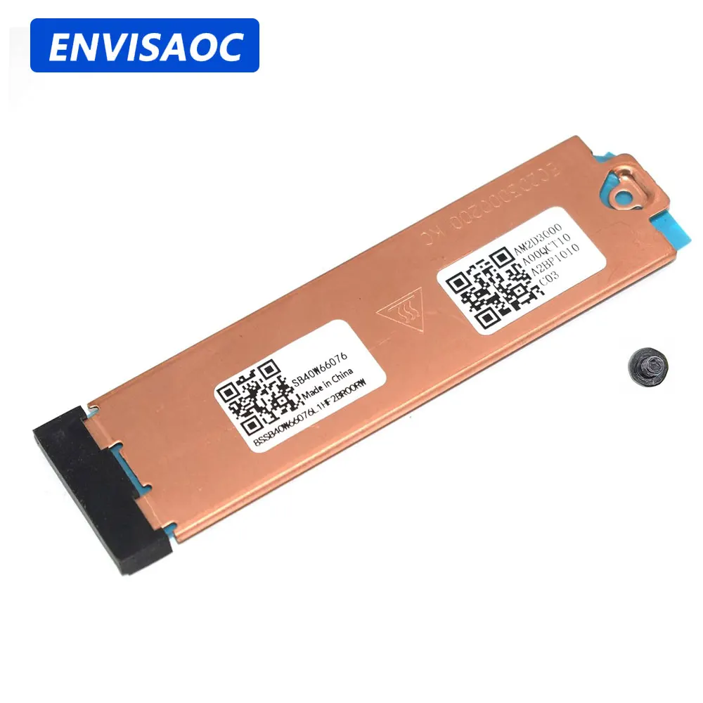 For Lenovo ThinkPad P14S P15V Gen 3 P16S Gen 1 X13 Gen 3 Laptop M.2 Pcie 2280 SSD Hard Drive Mounting Bracket Heatsink SB40W6607