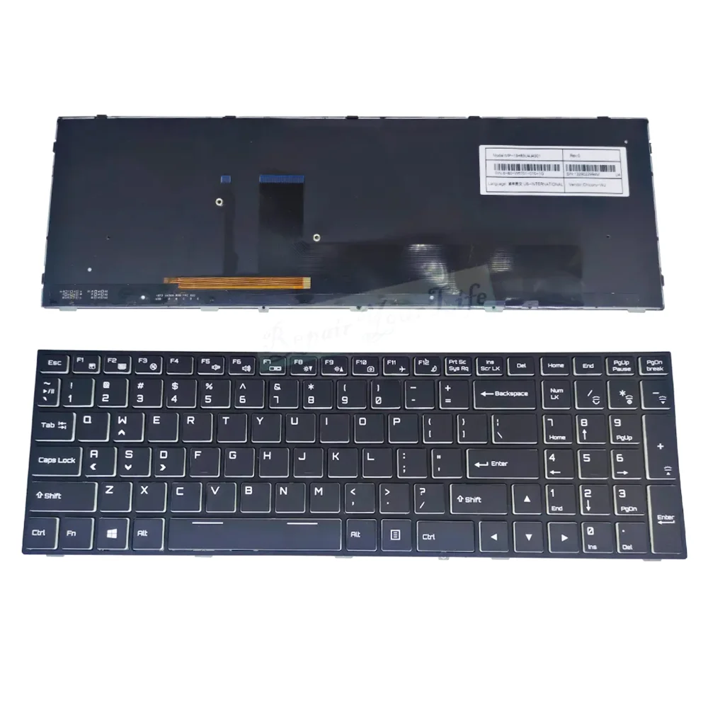 US RGB Backlight Keyboard for Medion Erazer X7847, Schenker XMG P507 P707, MD60269 MD60290 MD60425 MD60340 MD60342 MD60269 New