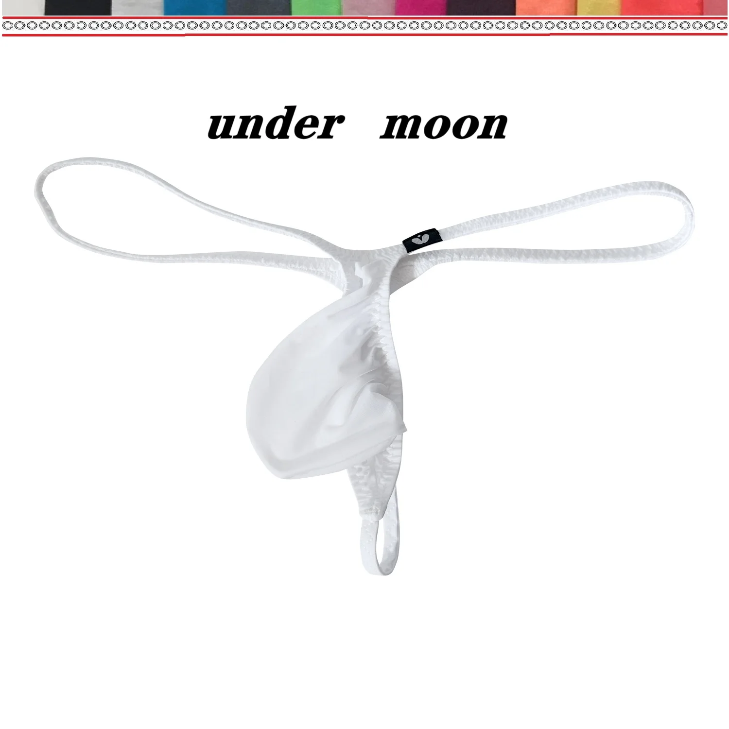 Men's Low-Rise Thong T-Style Underwear with Large Pouch Sexy Ice Silk Material Comfortable And Breathable New Boxer Briefs