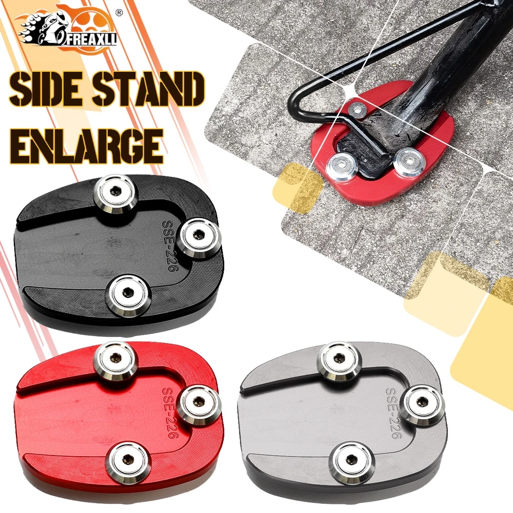 Fits For HONDA Ube / U-BE ZX U be Motorcycle CNC Aluminium Side Stand Base Extender Enlarge Pad Extension Widener Accessories