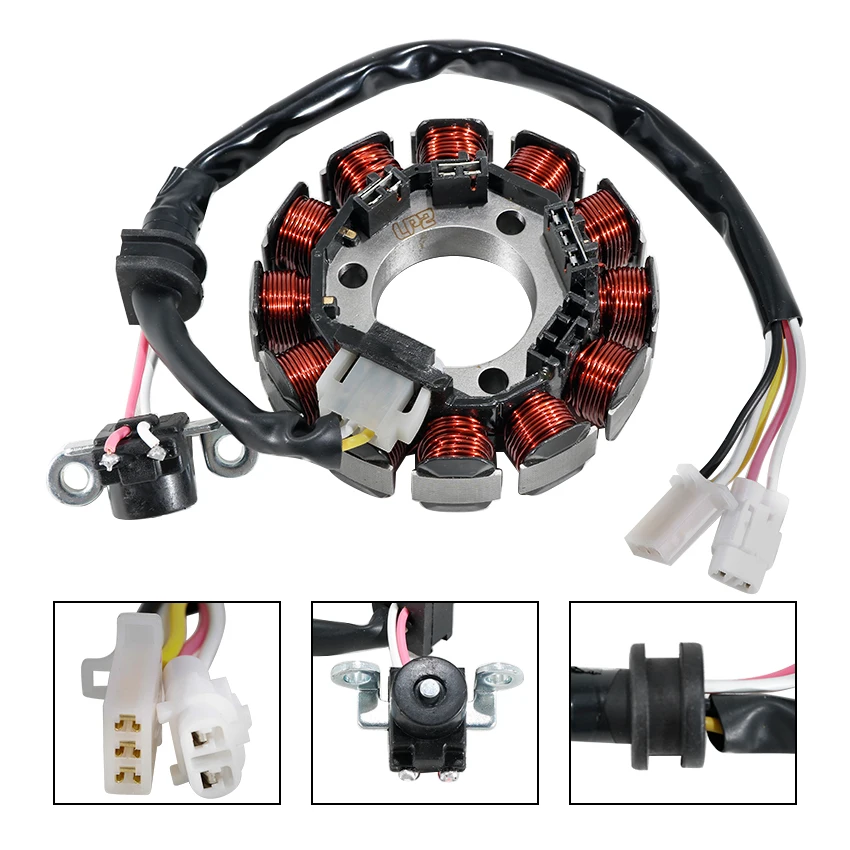 

Для Yamaha Crypton T110 2004-2005 Crypton R T110 2005 OEM: 5VT-H1410-10 катушка статора мотоцикла катушка статора генератора переменного тока