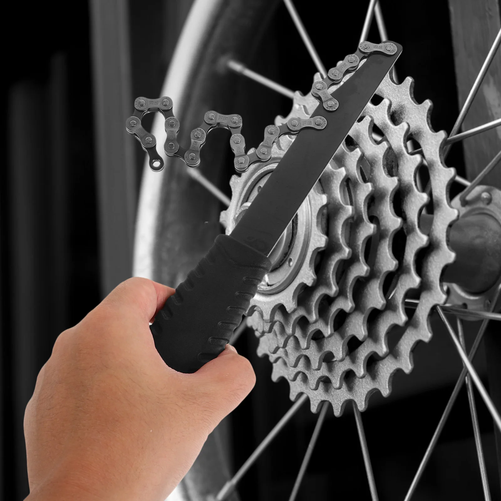

Professional Bike Chain Remover Sprocket Cassette Lockring Wrench Durable Repair For Mountain Bicycle Sprocket Removal Cassette