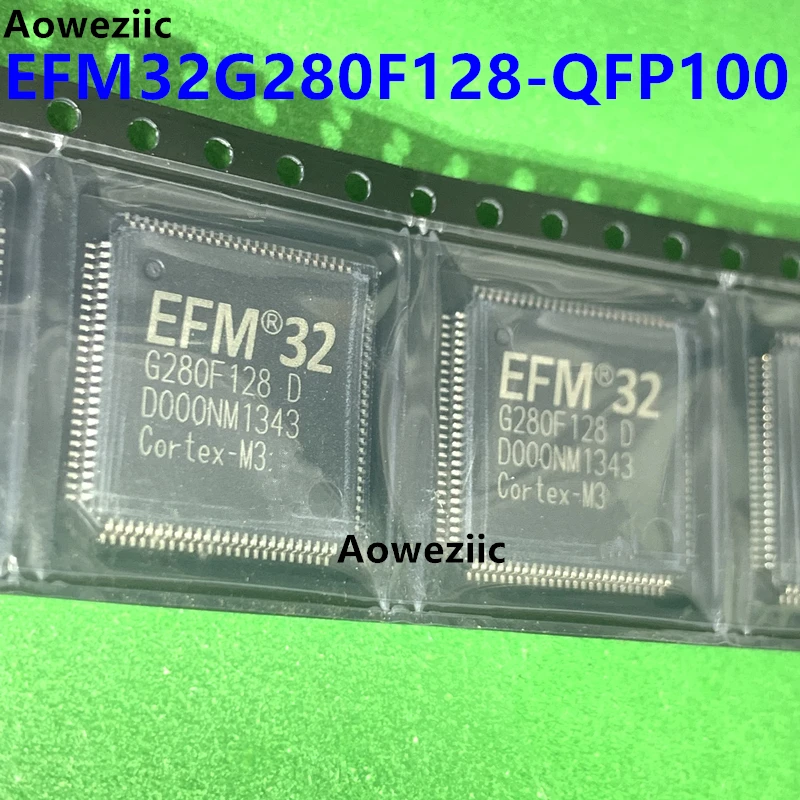 EFM32G280F128-QFP100 LQFP-100 microcontroller IC 32-bit single core 32MHz 128KB