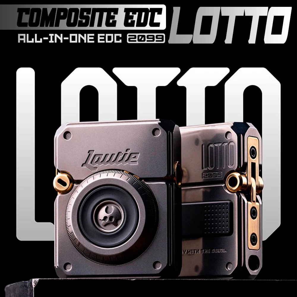 (Pre-order) LAUTIE 2026 New Lotto Composite Metal Pressing Ratchet Magnetic Segment Fingertip Decompression Toy