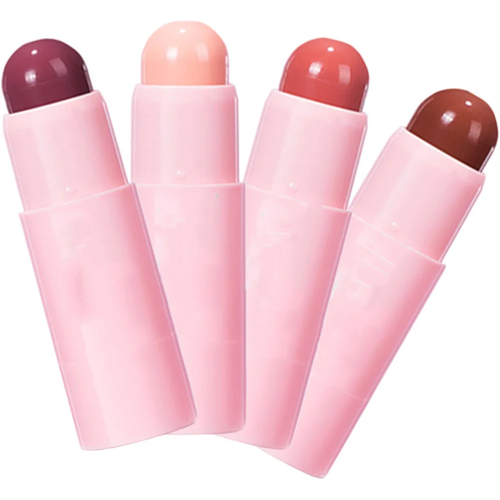 4-delige lippenbalsemset Matte lippenstift Kleur Lichtgewicht gevoel voor alle huidtinten Matte lippenstift Lip Plumper Gloss