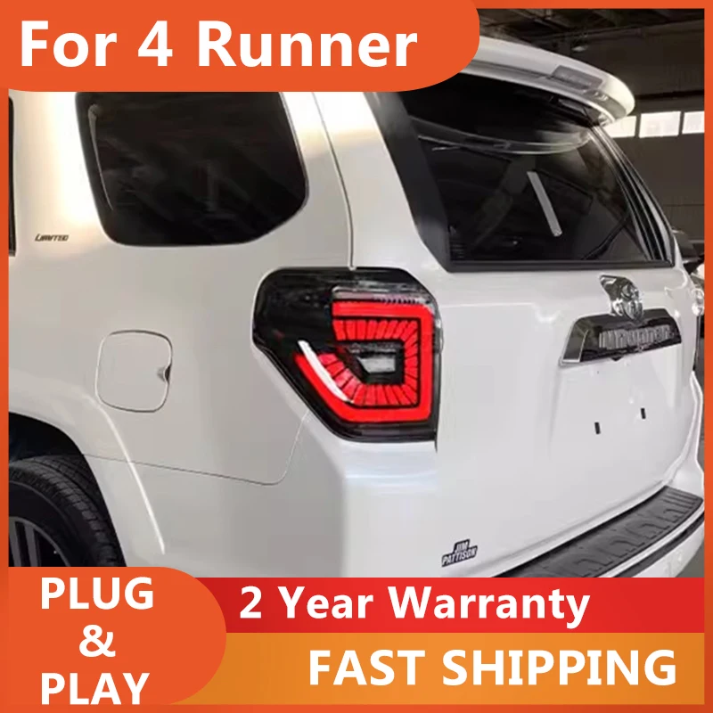 

Автомобильные аксессуары для Toyota 4runner, задний фонарь 2010-2021, 4-поточный задний фонарь DRL, противотуманный тормоз, указатель поворота, задний фонарь
