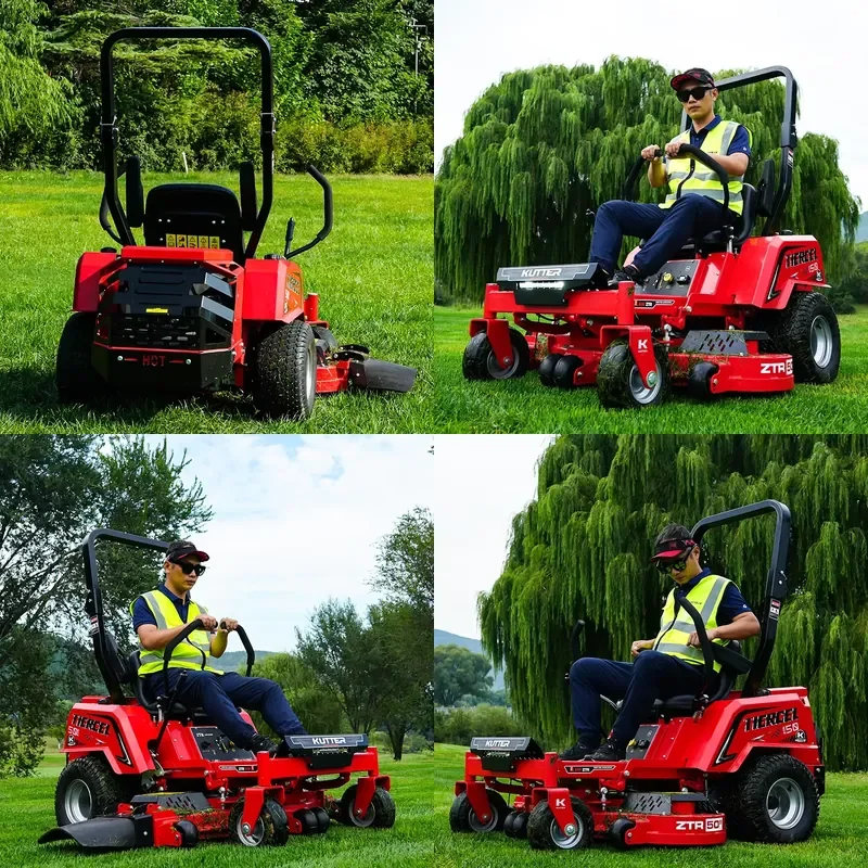 2026 CE Ride on Lawn Mower Zero Turn Garden Powered 50Inch Cutting Deck Made in China Riding Lawn Mower