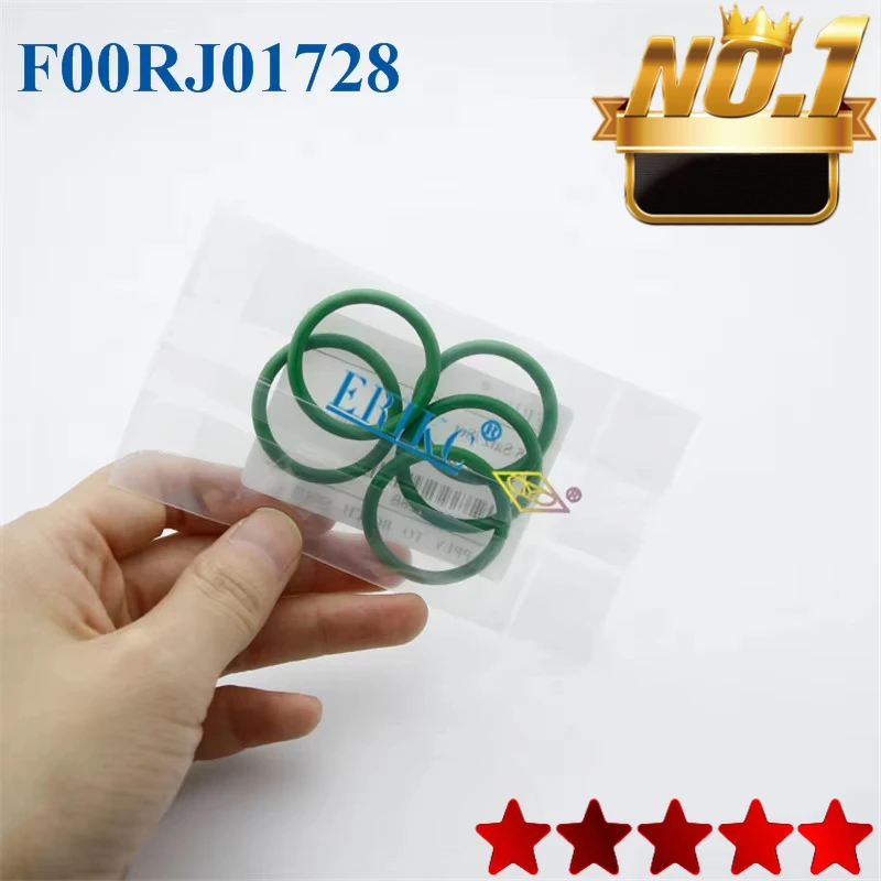 ERIKC F00RJ01728 Hydraulic Rubber O Ring F 00R J01 728 Common Rail O Seal Ring F00R J01 728 for 120 Series Injector 20 Pcs/lot