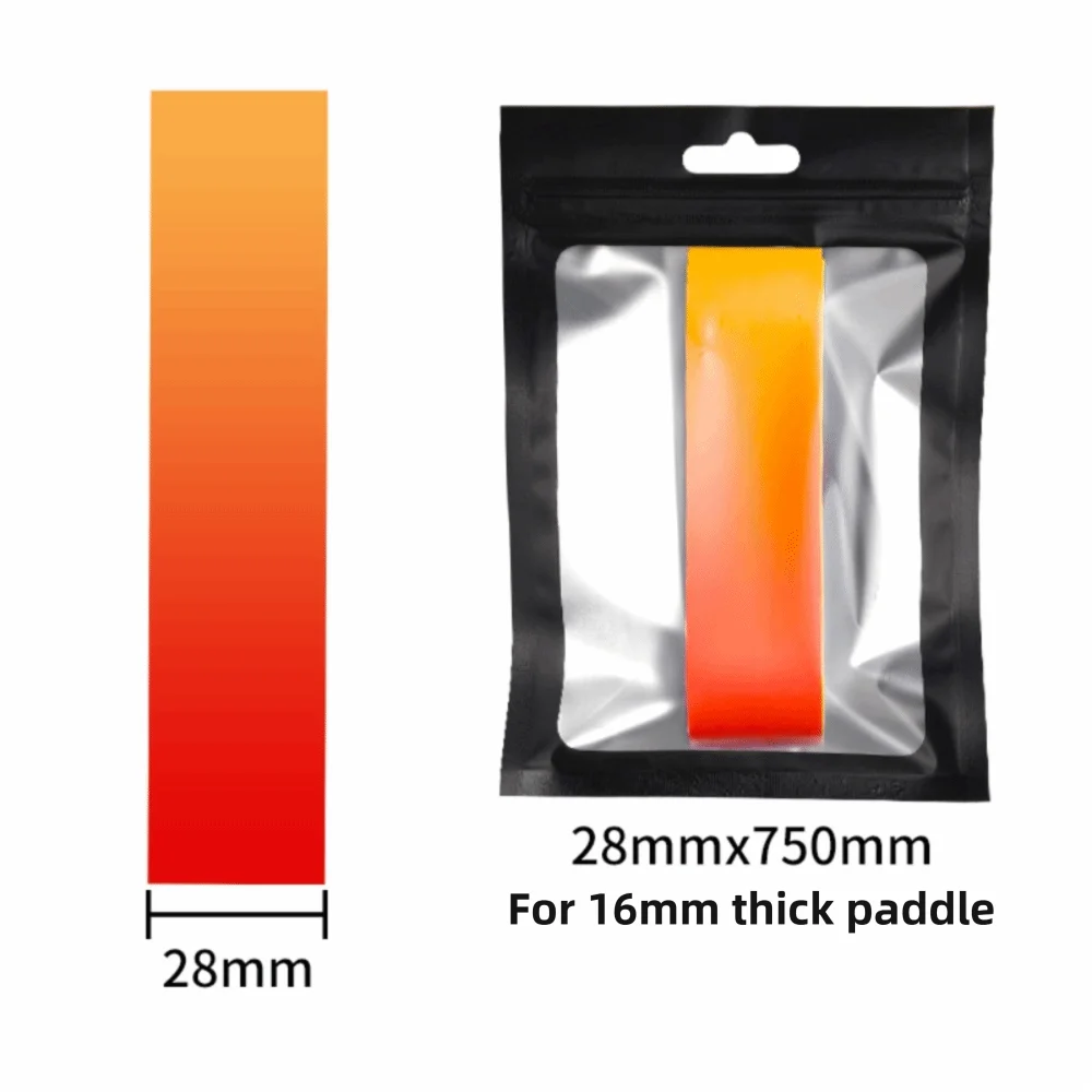 

16mm Pickleball Racket Edge Sticker Gradient color Durable Paddle Head Edge Tape Shock Absorption Frame Protective Tape