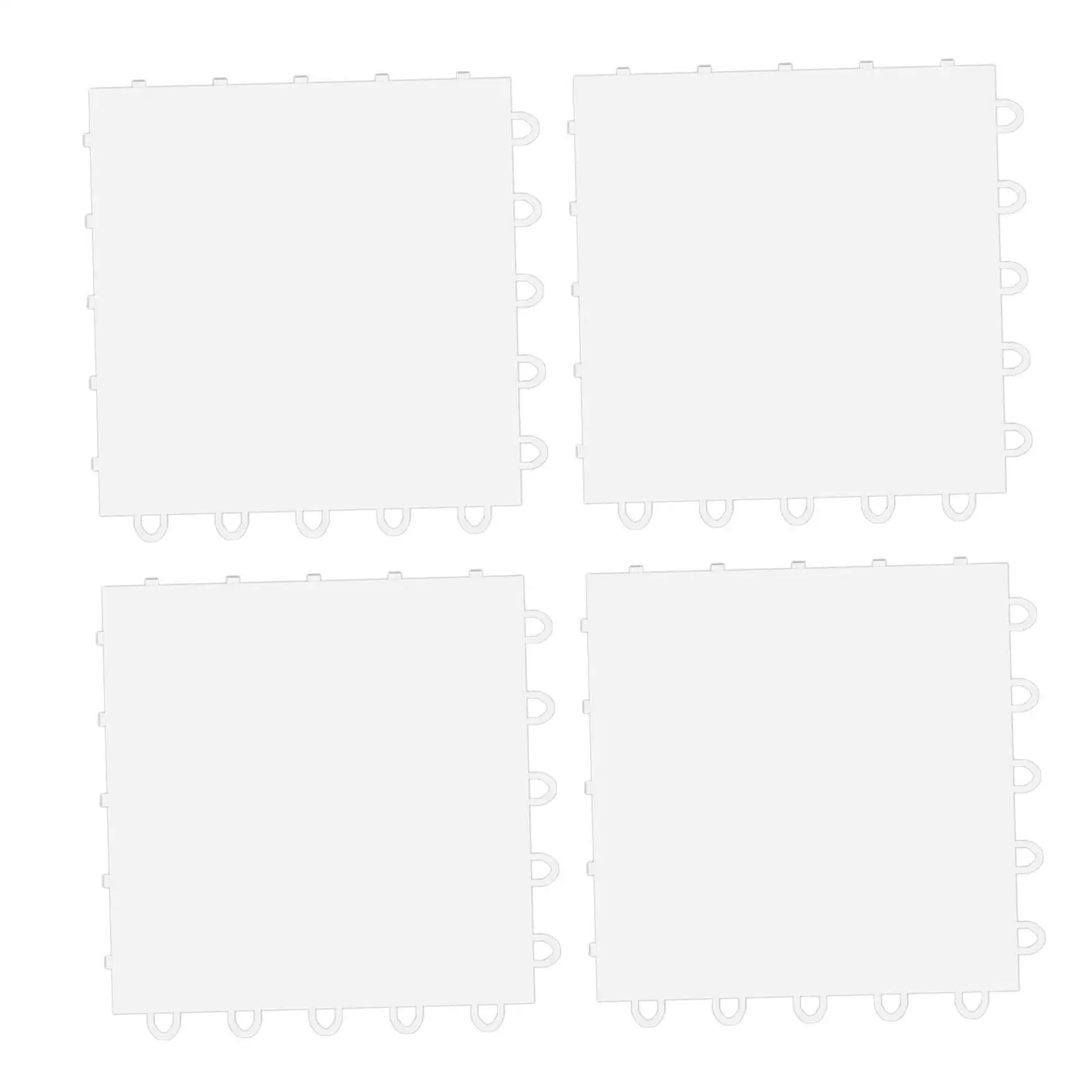 

White PETG Hockey Training Pads Home Sport Board Set for Effective Puck Handling Practice