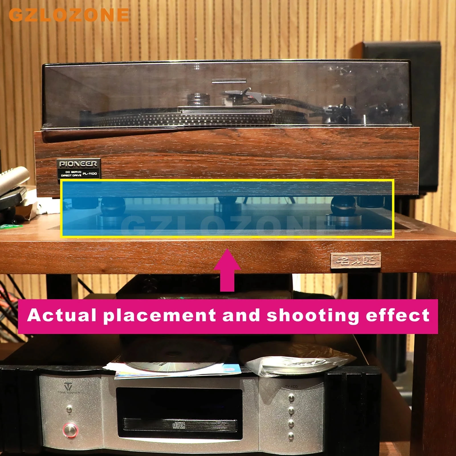 ZEROZONE HI-END 4413 Amortyzator w kształcie latającego spodka 44x13mm Końcówka balansująca do CD/DAC/Playera/CAS/LPS