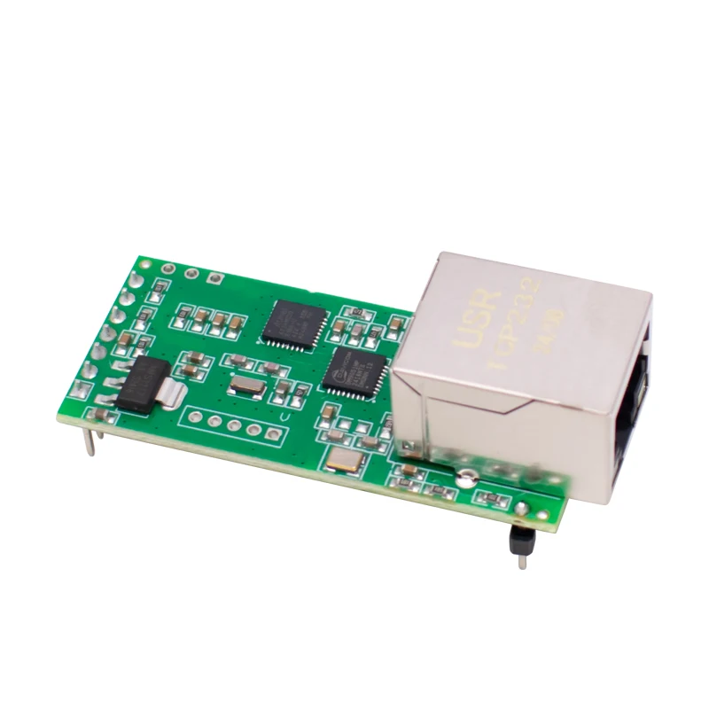 USR-TCP232-T2 Tiny Serial Ethernet Converter Module Serial UART TTL to Ethernet TCPIP Module Support DHCP and DNS