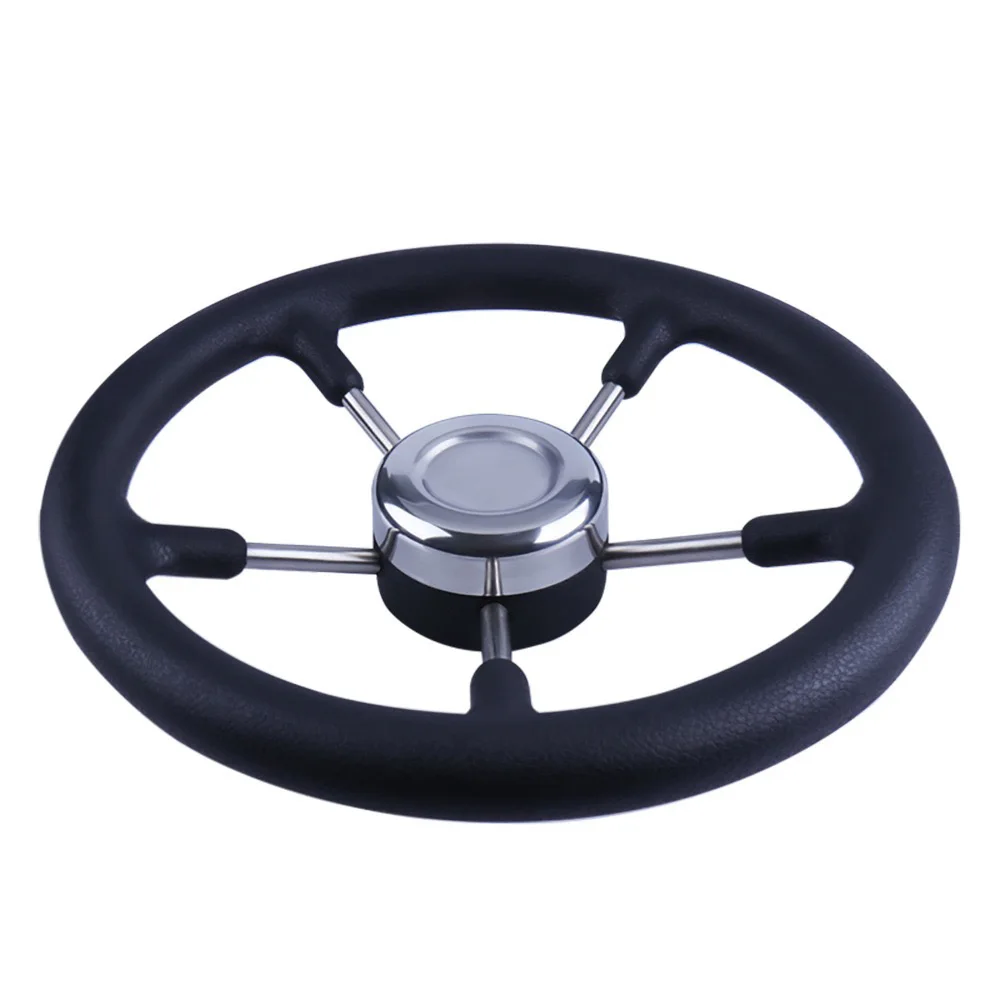 Stainless Steel Marine Steering Wheel with Non-Slip Foam Grip - Boat Yacht Steering System Part, Wholesale Marine Hardware