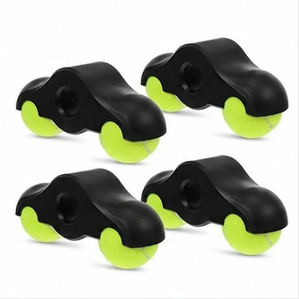 4 pièces, coussinets de stabilité pour vélo d'intérieur, adaptateurs de pieds à clipser, support de pieds pour simulateur de vélo, réduction du bruit et des vibrations.