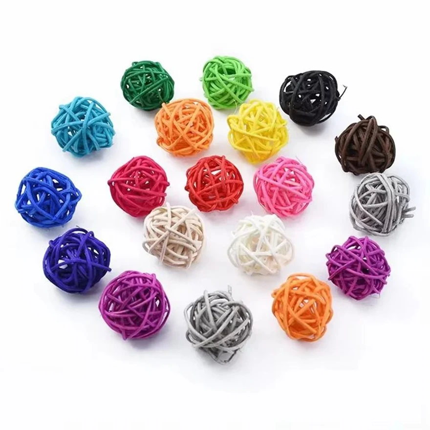 Artificial Plants Rattan Balls Home Room Decorations Diy Candy Box Festival Bridal Party Table Accessories Clearance Stage Props