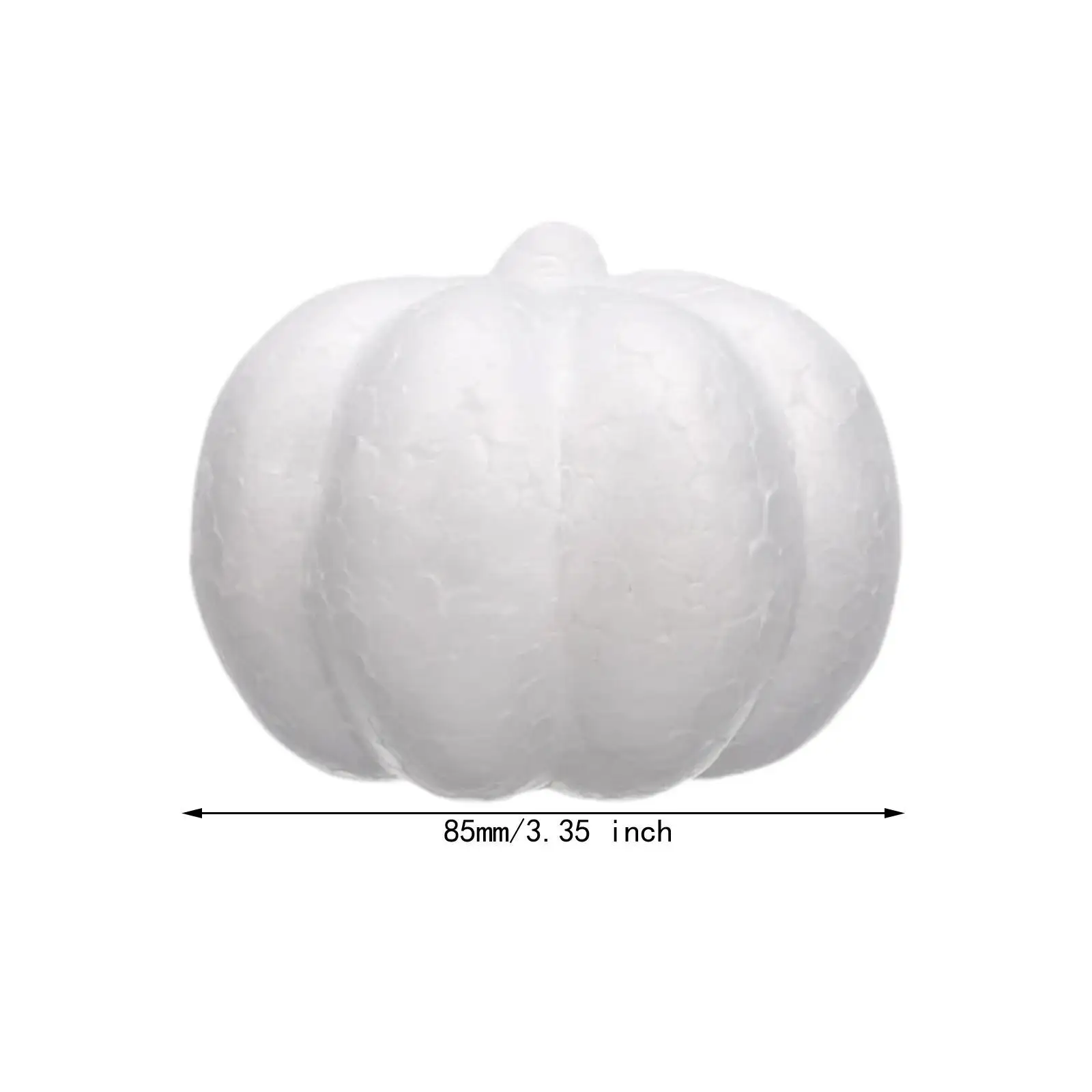 Citrouilles artificielles en mousse de polystyrène blanc, faux accessoires, cadeau pour enfants, 20 pièces