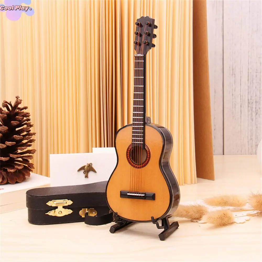 

Toys With Display Stand Electric Guitar Model Guitar Ornaments Guitar Scale Model Guitar Desk Decor Acoustic Guitar Toys