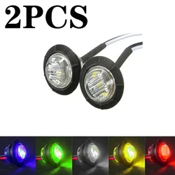 12V/24V 3led 3/4 인치 트럭 마커, 사이드 라이트, 트럭 신호 램프, 버스 사이드 라이트, 트럭, 5 가지 색상 클리어런스 라이트, 2 개