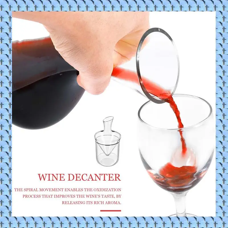 

NOCM Wine Decanter Set Wine Decanter With Ice Bucket Lead-Free Crystal Glass Blown Hand Perfect For Home Bar And Parties