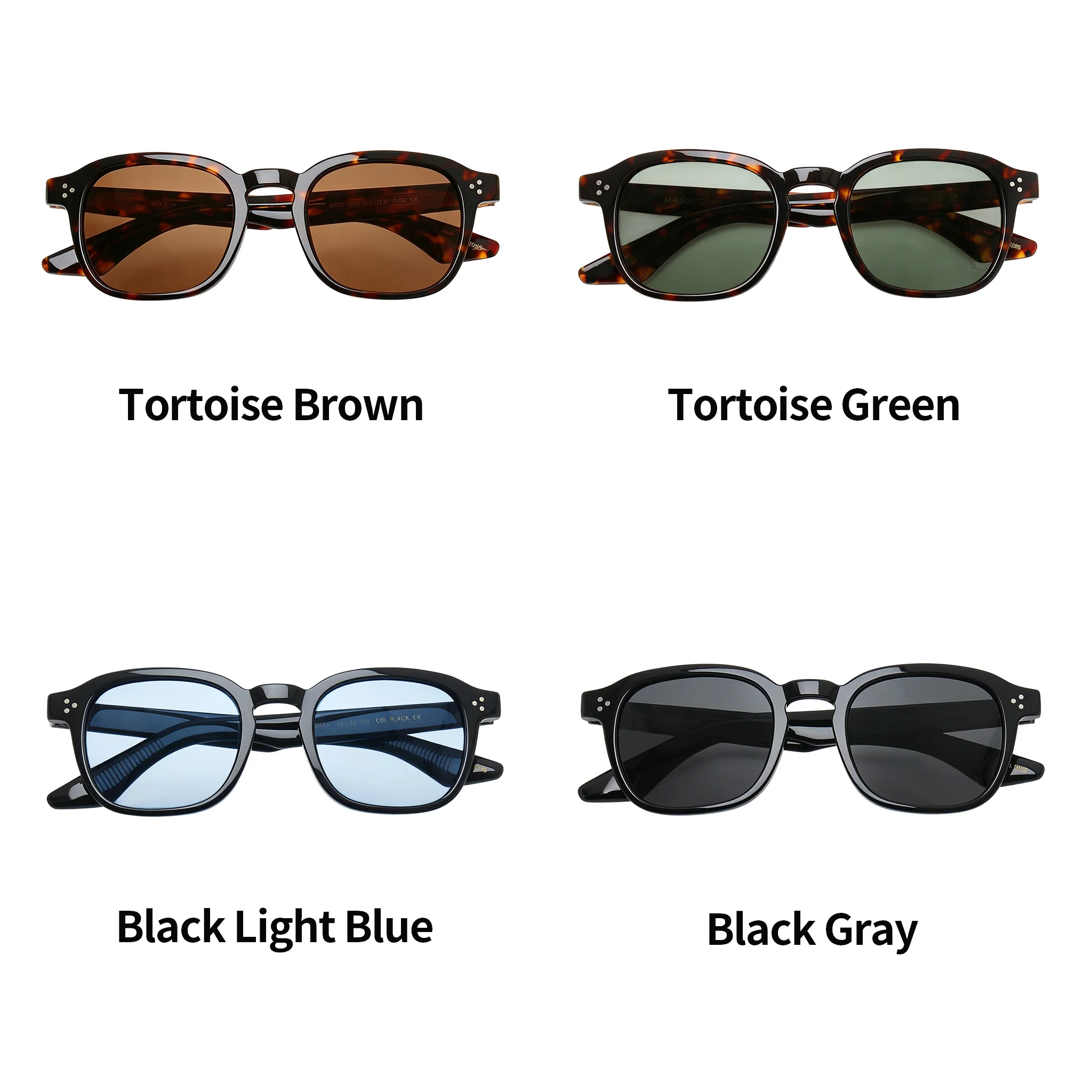 MOMZA Style Luxury Acetate Polarized Sunglasses Retro Classic