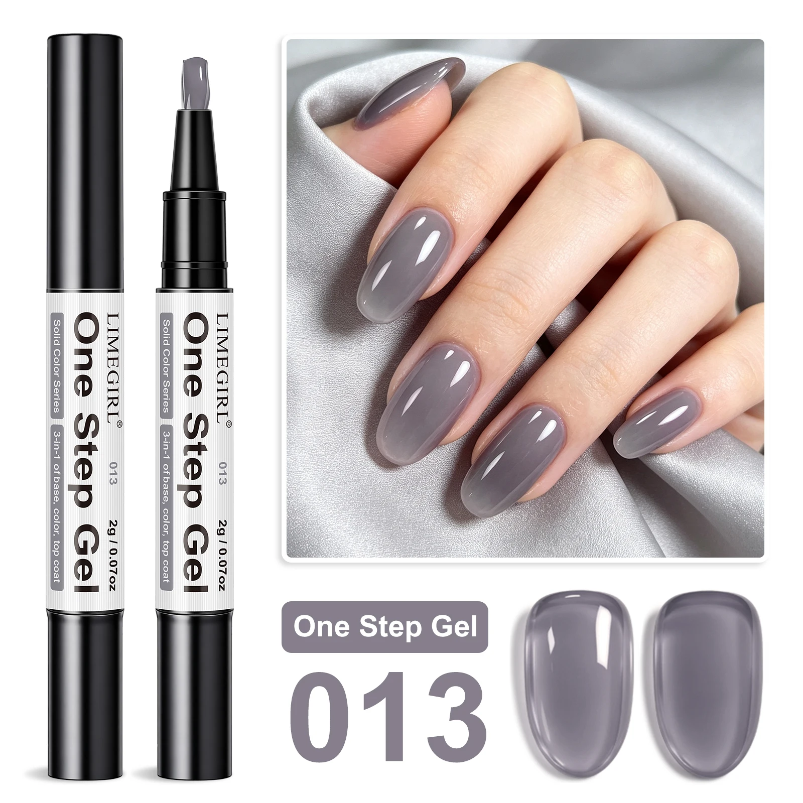 LIMEGIRL 48 Kleuren Gel Nagellak Pen 3in1 Gel Nagellak Sneldrogende Langdurige Graffiti Schilderij Borstel voor Outdoor Reizen