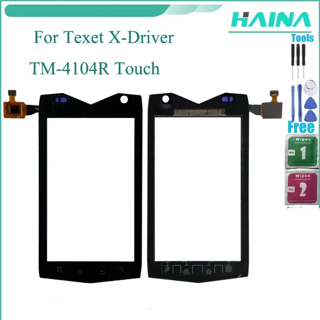 4.0 inch mobile phone TM-4082R Sesnor Screen For Texet X-Driver TM-4104R Touch Screen Digitizer Screen Front Touch Panel Glass